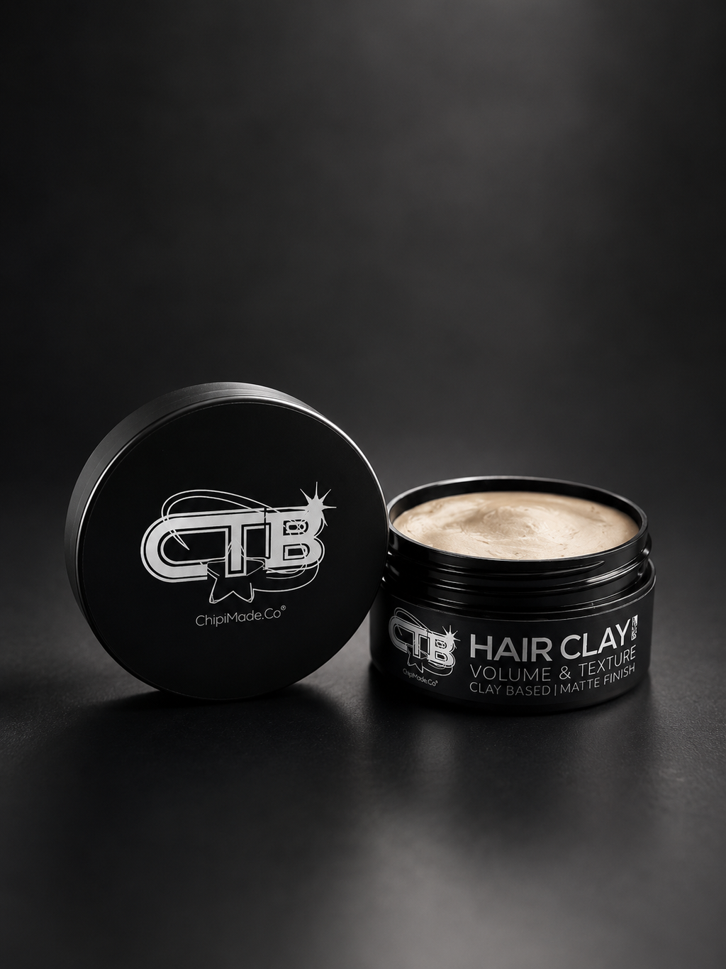 CTB Hairstyling Clay – Coconut Scented & Naturally Made (Chrome Collection)